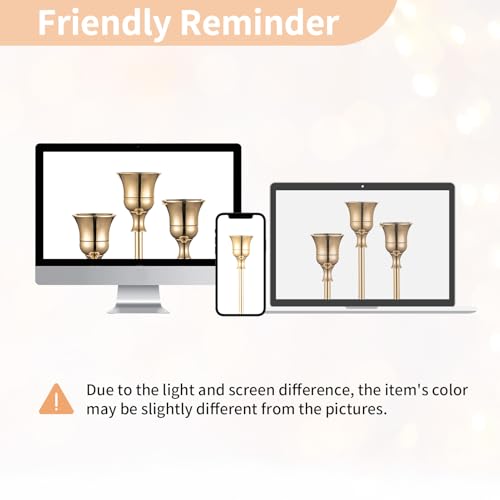 Nuptio Candlestick Candle Holders 30 Pcs Candle Stick Holder Gold Taper Candle Holder Candle Stand for Wedding Party Thanksgiving Halloween Birthday Mantel Baby Shower Table Centerpieces Decor - Image 3