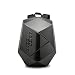 mjmoto Motorcycle Backpack for Men Waterproof Carbon Fiber Motorbike Helmet Backpack Expandable Rear Seat Bag Moto Travel Luggage carbon black - Image 2