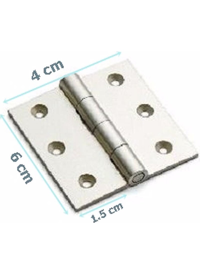Azm Hırdavat - Azm Hardware Leaf Hinge Aluminum Hinge 6 x 1.5 cm - Image 1