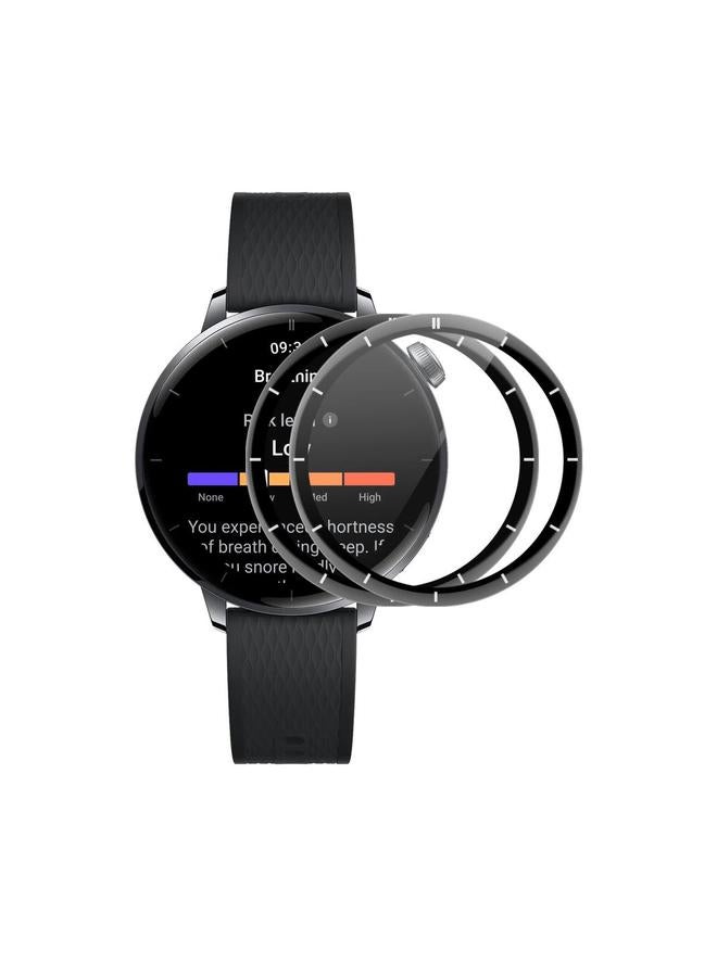 erorex For Oneplus Watch 3 43Mm 2Pcs 3D Full Coverage Soft Pc Edge Pmma Hd Screen Protector Film - Image 1
