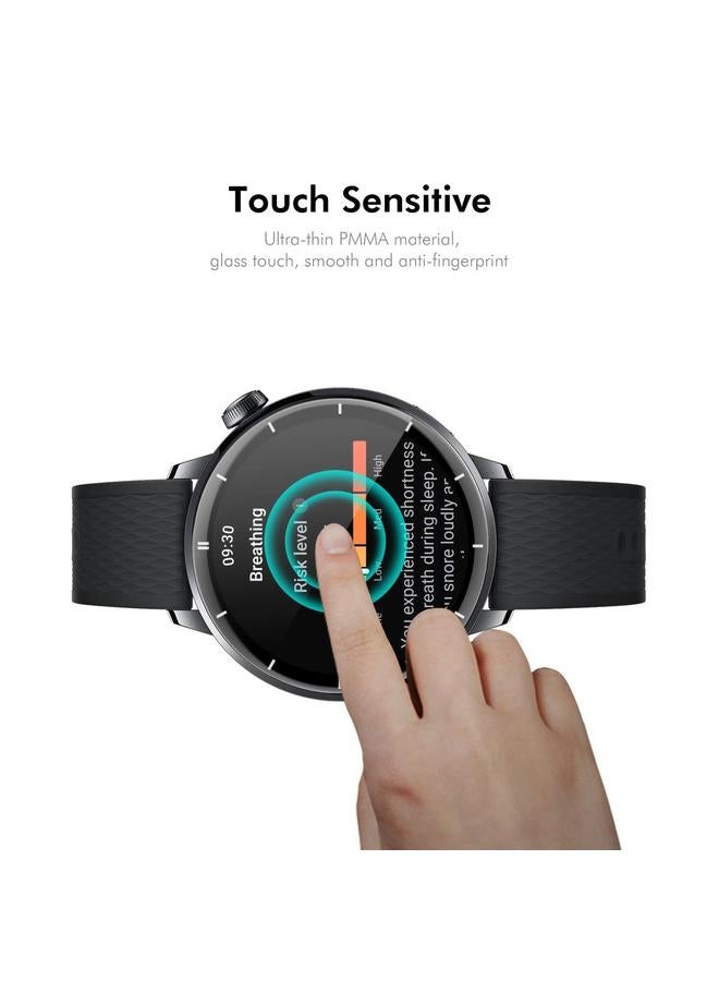 erorex For Oneplus Watch 3 43Mm 2Pcs 3D Full Coverage Soft Pc Edge Pmma Hd Screen Protector Film - Image 5