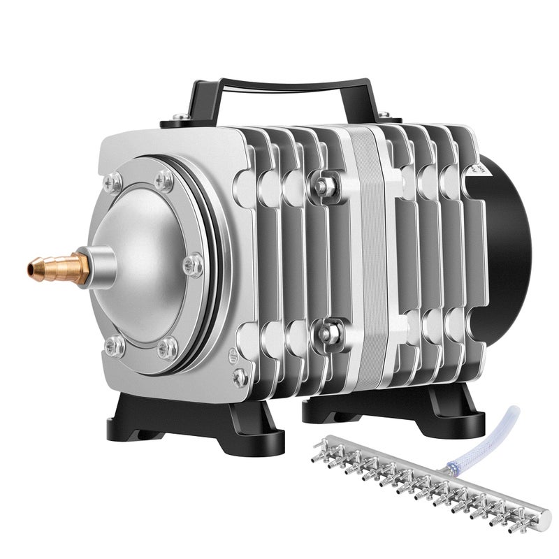 VIVOSUN Commercial Air Pump 1427 GPH 55W 90L/min 12 Outlet for Aquarium and Hydroponic Systems - Image 1