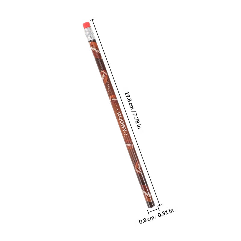 Sports Themed Pencils for Students, Ideal for Writing and Drawing Tasks - Image 2