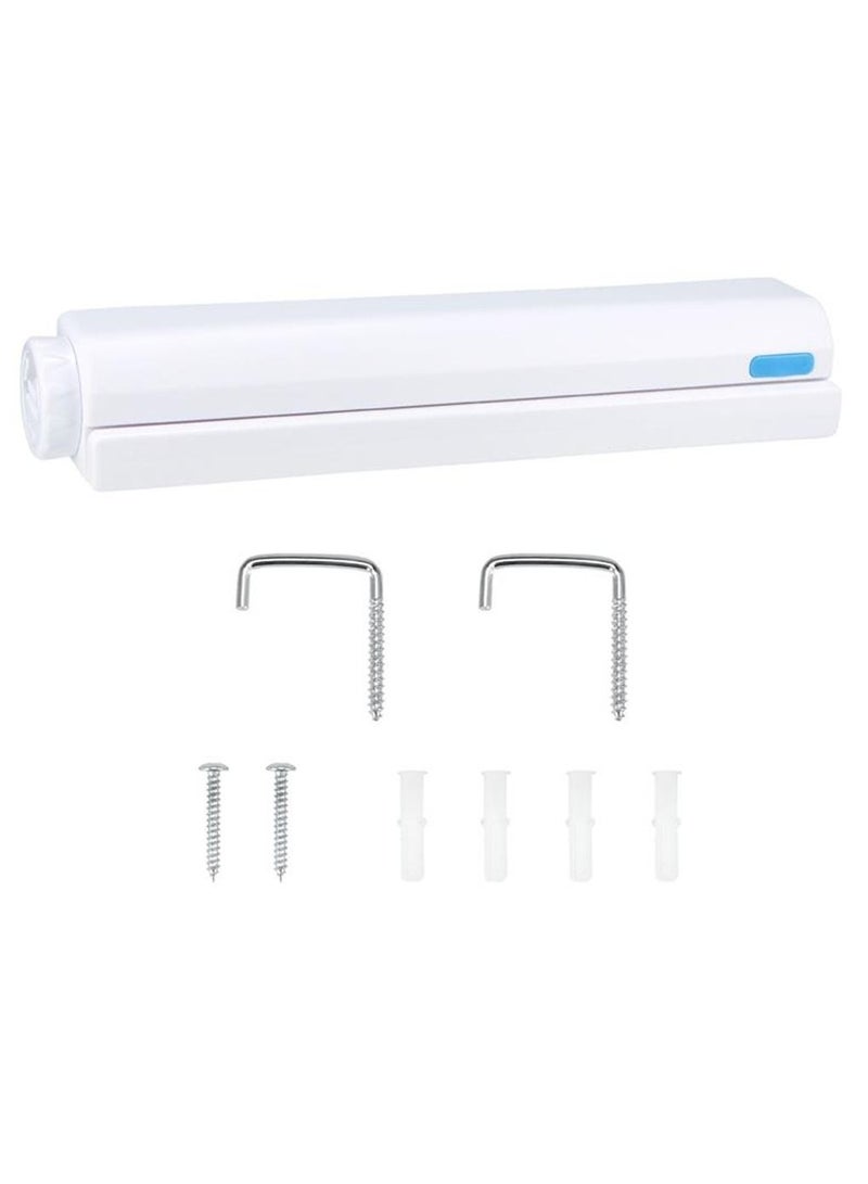 DubaiGallery Retractable Clothesline Plastic Clothes Line Automatic Telescopic Drying Rack Wall Mounted Clothes Hanging Line for Indoor Outdoor - Image 1