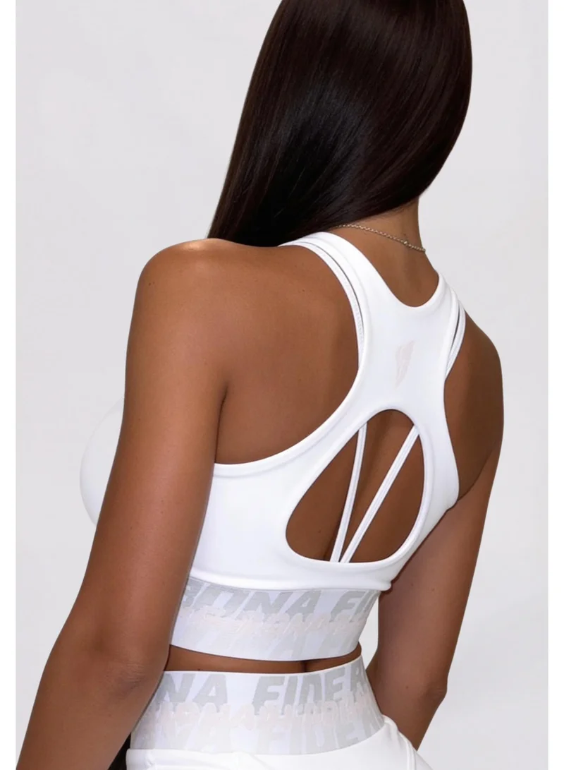 Bona Fide Sirene Sport Cloud Sports Bra – White