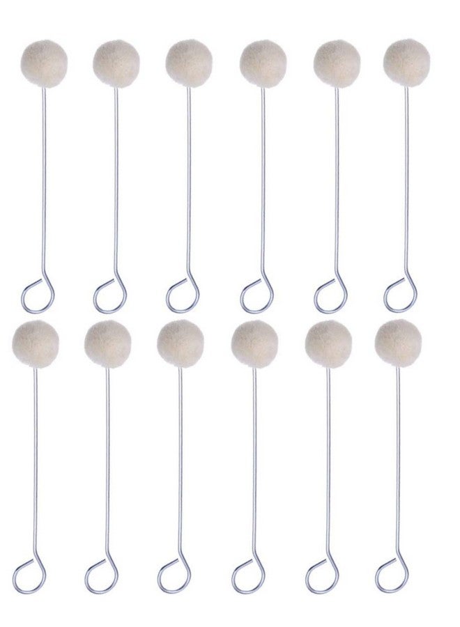 لاسوم مجموعة من 10 قطع من فرشاة الصوف وأداة صبغ الجلد وفرشاة الصبغ مع مقبض معدني لمشاريع الحرف اليدوية - Image 1