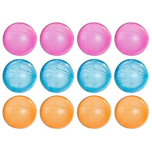NERF Super Soaker Hydro Balls Party 12-Pack, Reusable Water Balloons, Water-Filled Balls Burst on Impact, Fast Refill, Outdoor Toy for Kids Ages 6 & Up - Image 1
