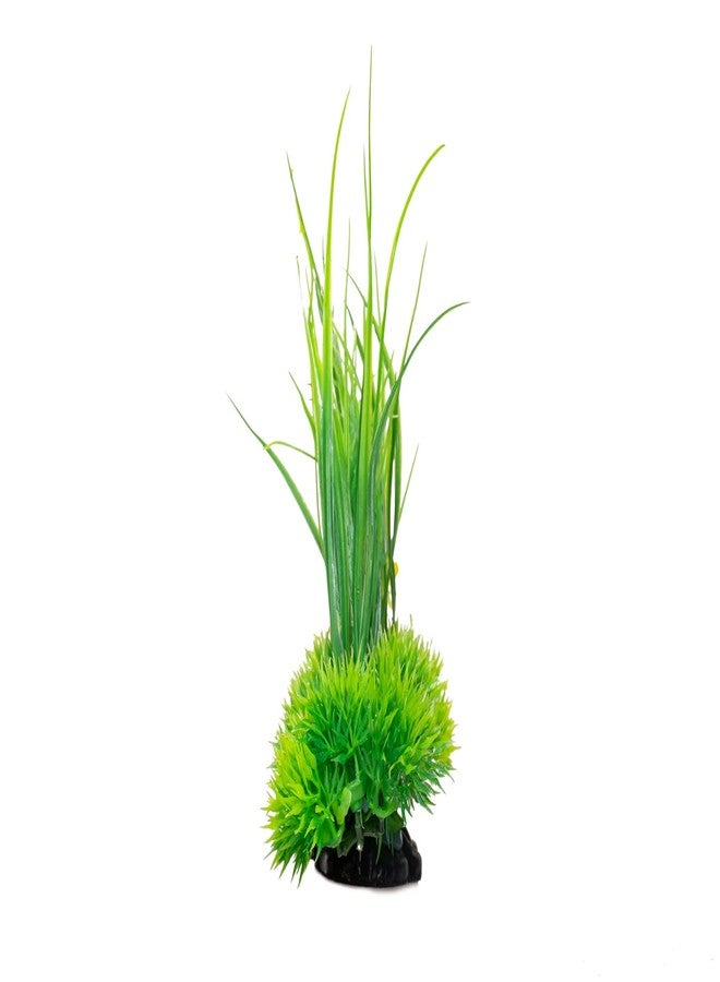 CNZ 8.3-inch Aquarium Decoration Ornament Artificial Plastic Plant Green, 2-Pack - Image 5