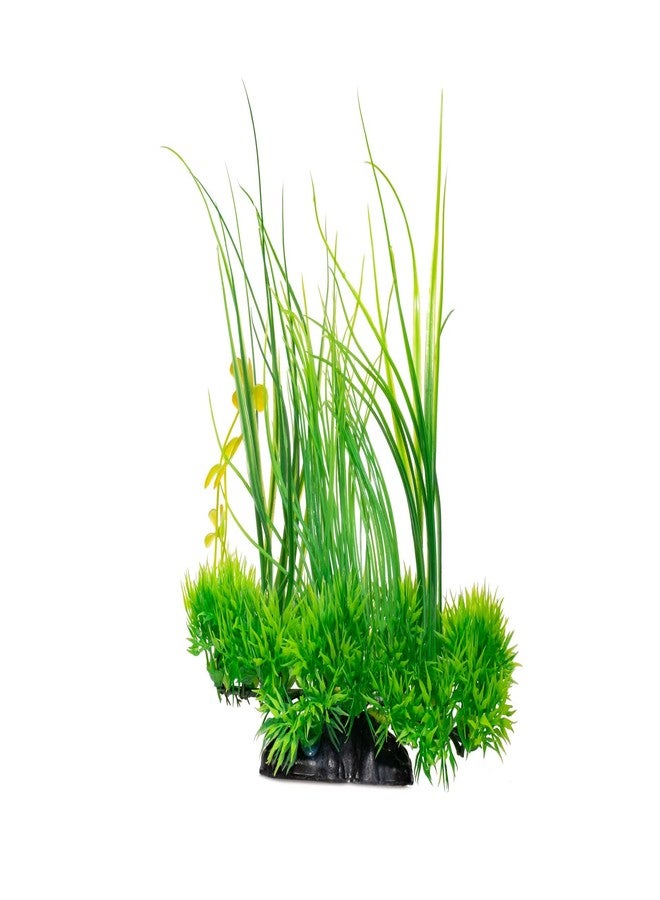 CNZ 8.3-inch Aquarium Decoration Ornament Artificial Plastic Plant Green, 2-Pack - Image 2