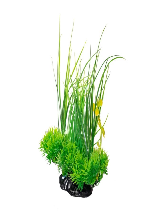 CNZ 8.3-inch Aquarium Decoration Ornament Artificial Plastic Plant Green, 2-Pack - Image 3