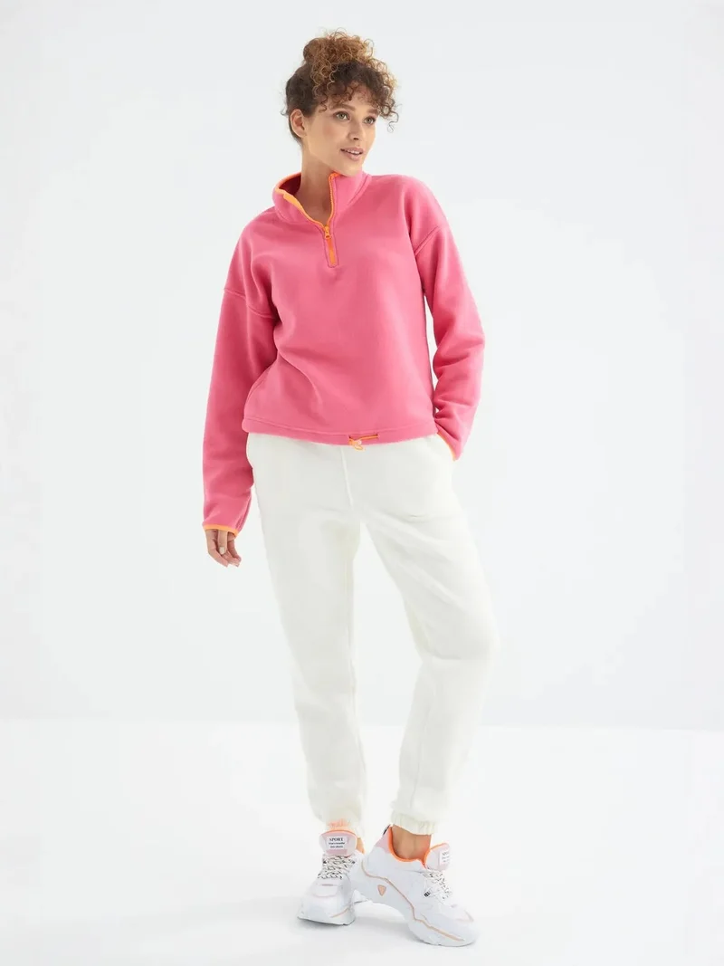 TOMMYLIFE TOMMY Women's High-Waist Fleece Jogger Sweatpants