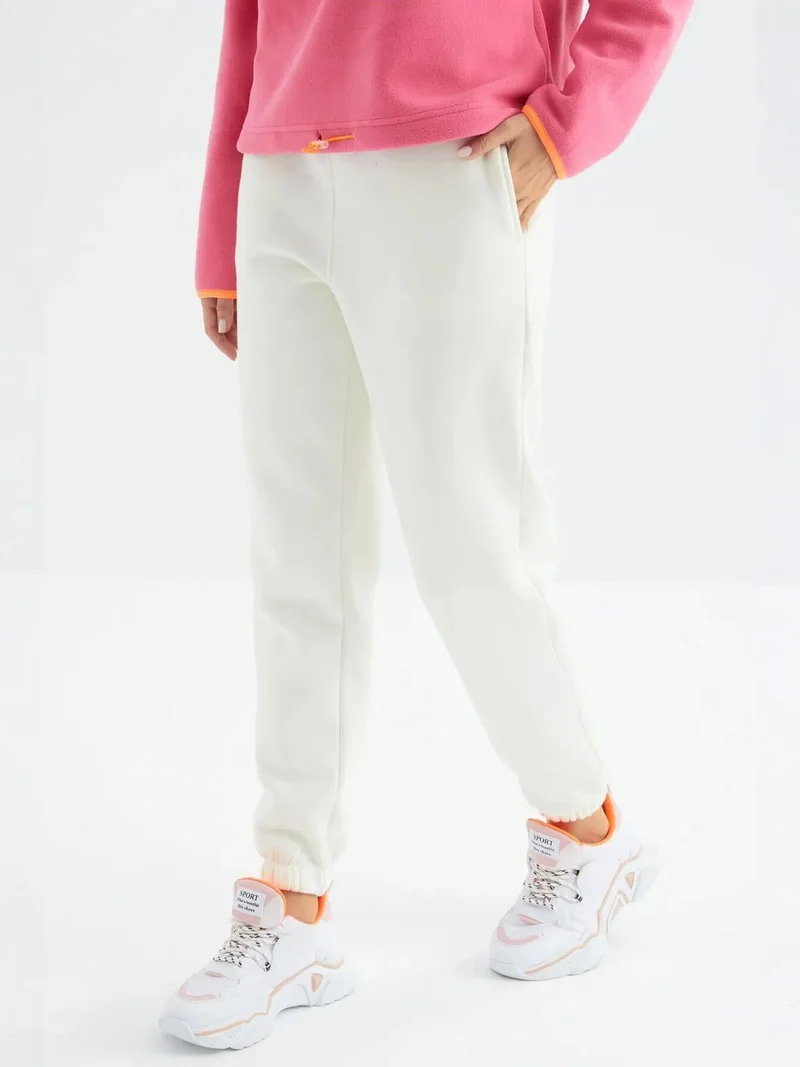 TOMMYLIFE TOMMY Women's High-Waist Fleece Jogger Sweatpants