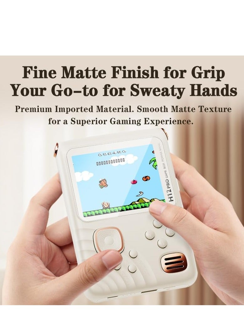 Handheld Game Console, 3.5 Inch Screen, Mini Games Console with 1000 Classical Games Portable Video Game Consoles, Handheld Gaming Console Support for Connecting TV & Two Players, Ideal Birthday Gift - Image 3