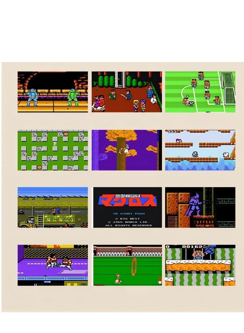 Handheld Game Console, 3.5 Inch Screen, Mini Games Console with 1000 Classical Games Portable Video Game Consoles, Handheld Gaming Console Support for Connecting TV & Two Players, Ideal Birthday Gift - Image 5