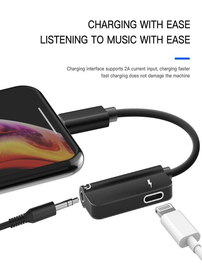 Zoyuzan Lightning to 3.5mm Audio Adapter, Charging and Audio, Compatible with iPhone 11 and iPad, Copper Core for Lossless Digital Sound Quality - Image 2