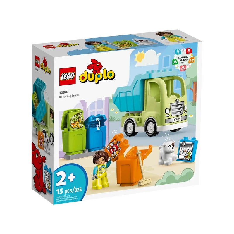 LEGO - Duplo Recycling Truck 15 Pieces - 10987 - Image 1
