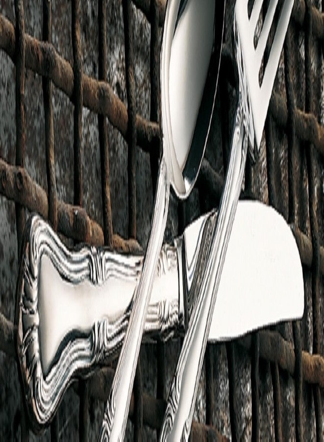 Gorham Valcourt Stainless Flatware 5 Piece Place Setting , Silver - - Image 4