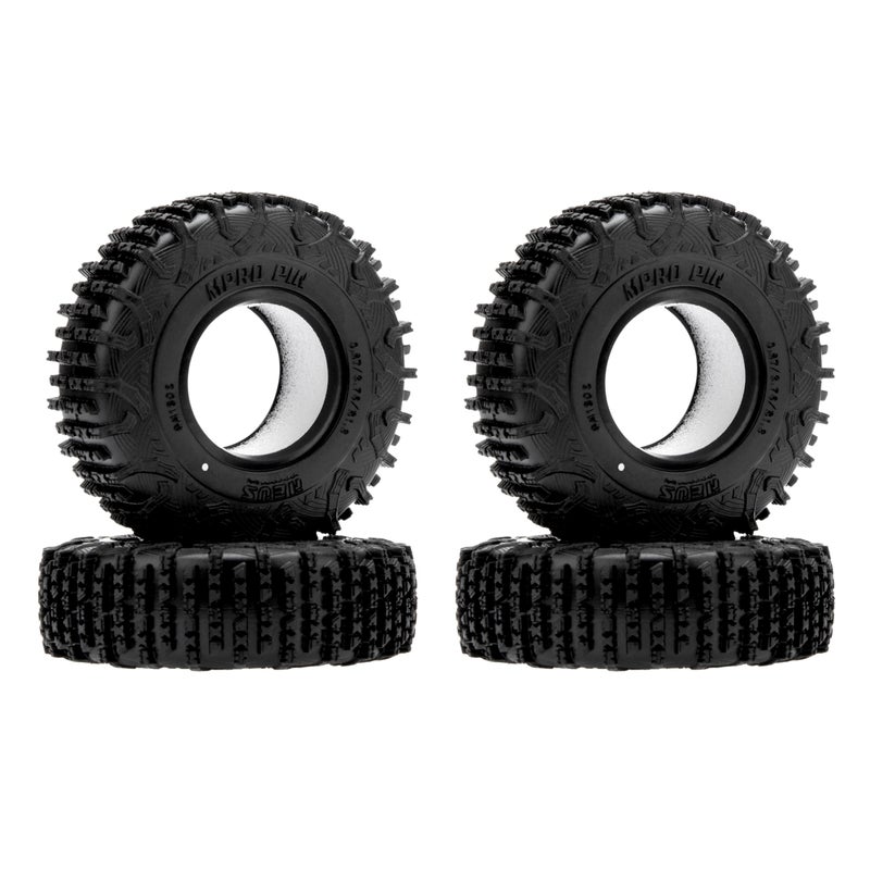 MEUS RACING 1.3 Tires - MS6 MPRO Pin Tires for TRX4M SCX24 FCX24 AX24 1/24 1/18 RC Crawler, 0.87/2.76/R1.3, #1302 - Image 1
