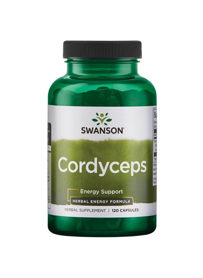 Swanson Cordyceps 600 Milligrams 120 Capsules - Image 1
