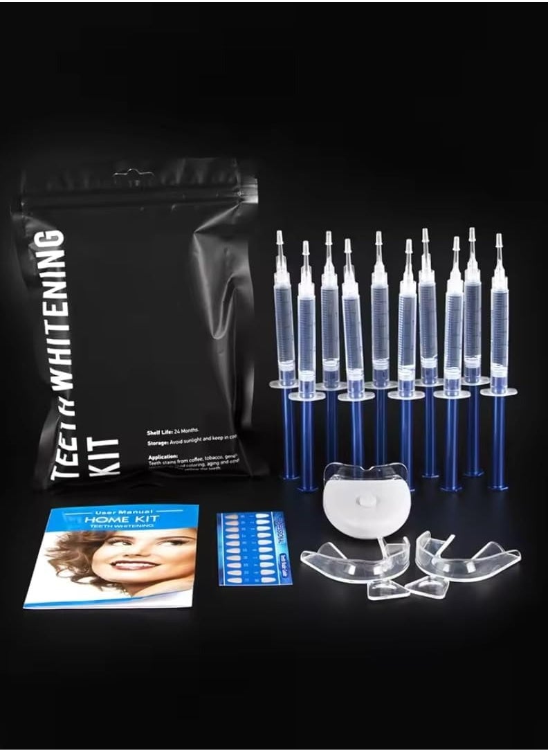 NIKITA.VIVI Teeth Whitening Kit with LED Light with 10 Professional Teeth Whitening Gel and 2Pcs Moldable Tray Non Sensitive Fast Teeth Whitener Set  - Image 2