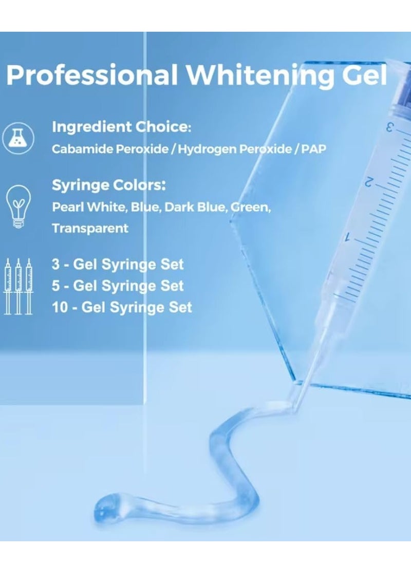 NIKITA.VIVI Teeth Whitening Kit with LED Light with 10 Professional Teeth Whitening Gel and 2Pcs Moldable Tray Non Sensitive Fast Teeth Whitener Set  - Image 5