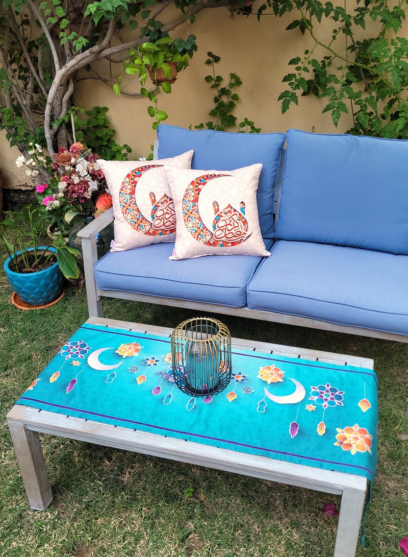 Alwan طقم من 2 غطاء وسادة رمضان كريم - Image 3