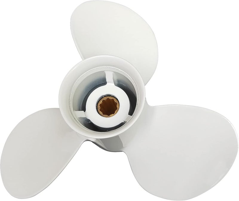 DLNIG 9 7/8x12-F Aluminum Propeller for Yamaha Outboard Engines 20hp-30hp - Image 1