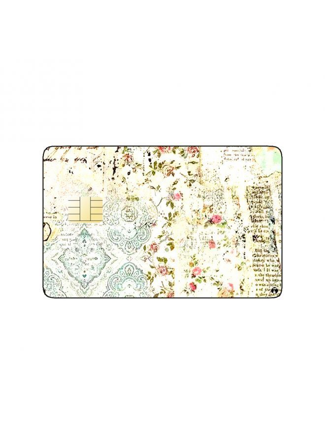 RKN PRINTED BANK CARD STICKER Aesthetic Colorful Vintage Art - Image 1