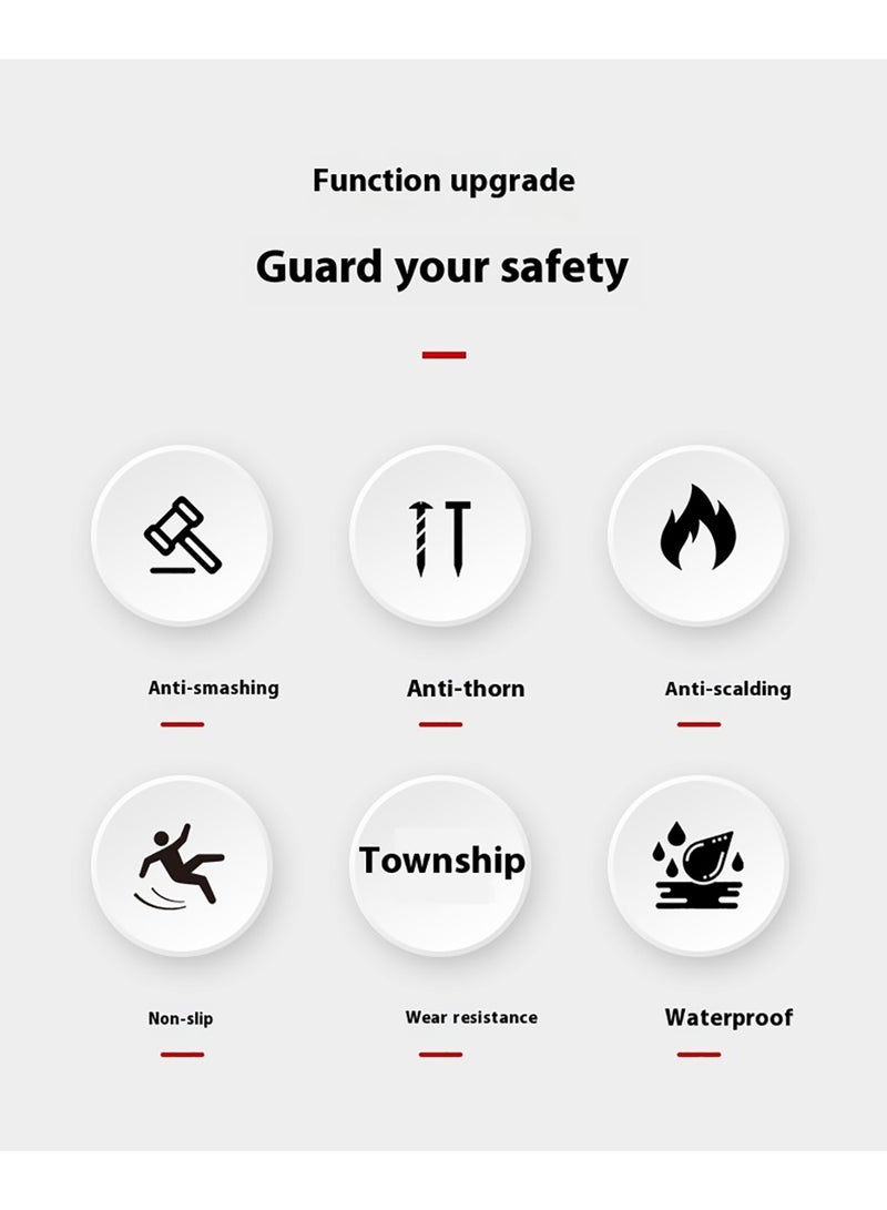 أحذية رجالية ذات أصابع فولاذية وخفيفة الوزن وآمنة ومريحة ومقاومة للثقب وأحذية عمل غير قابلة للتدمير وأحذية رياضية أنيقة. - Image 2