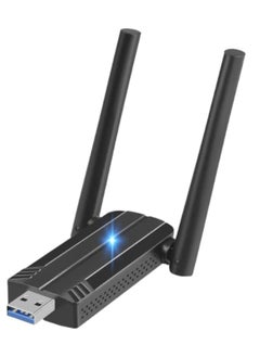 Wireless USB WiFi 6 Adapter for PC - USB Adapter AX1800 PC WiFi Adapter for Desktop Laptop Dual Band Wireless Adapter WiFi Dongle for Windows 7/10/11 Wireless Network Adapter for PC Computer