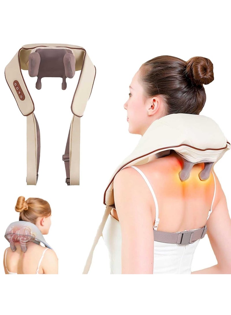 DubaiGallery مدلك للرقبة والكتفين مع حرارة، مدلك رقبة، مدلك رقبة وظهر شياتسو مع حرارة، مدلك كتف كهربائي، تدليك عميق 5D محاكاة يدوي - Image 1