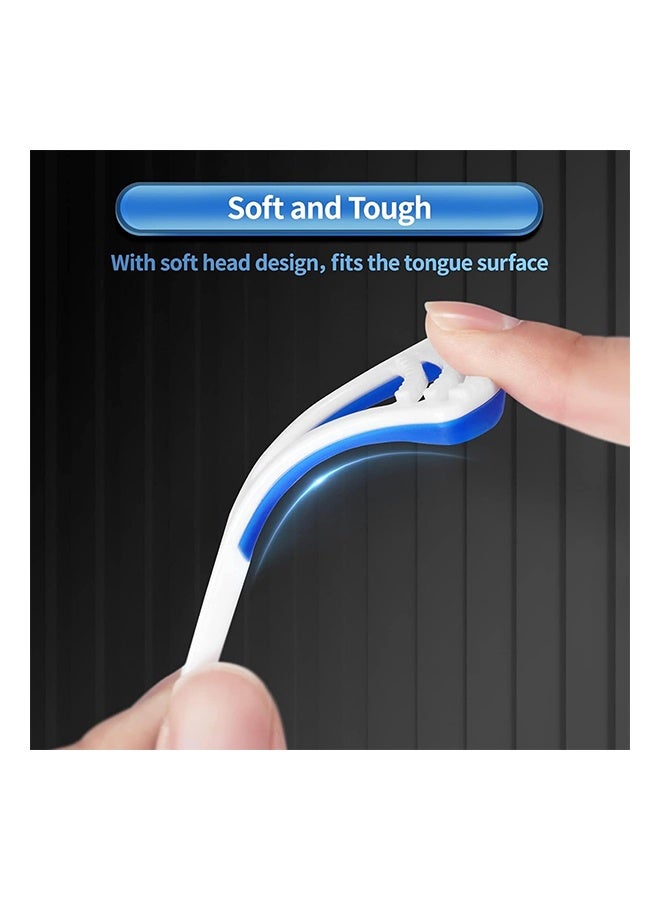 Generic 2 pcs Tongue Brush,Cleaning Tongue Surface,Oral Cleaning Brushes,Tongue Scraper,Deep Clean Maintain Oral Clean,Hygiene Care For Men And Women Daily Oral Care, Ideal For Gift  - Image 3