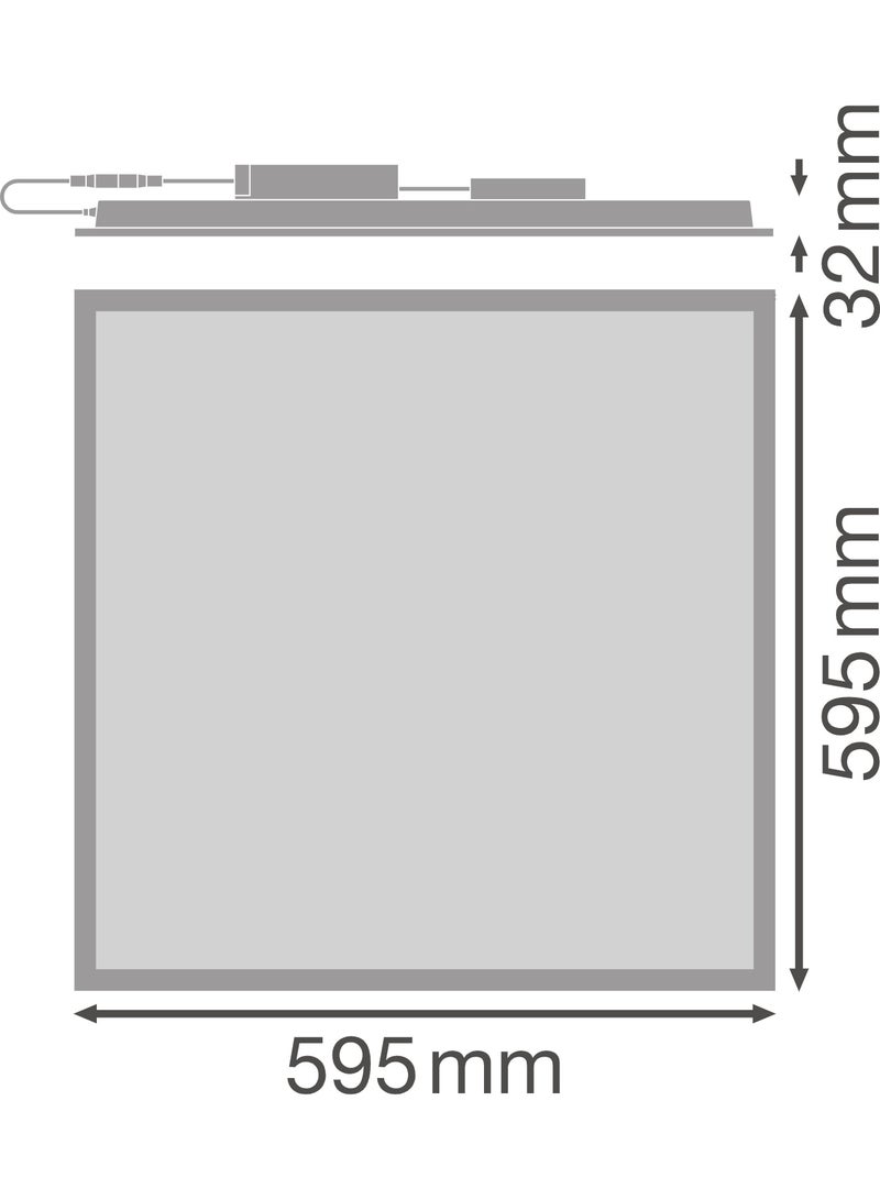 Osram 6500K LED Panel Light 60X60 CM 24W Daylight Energy-Efficient - Image 2