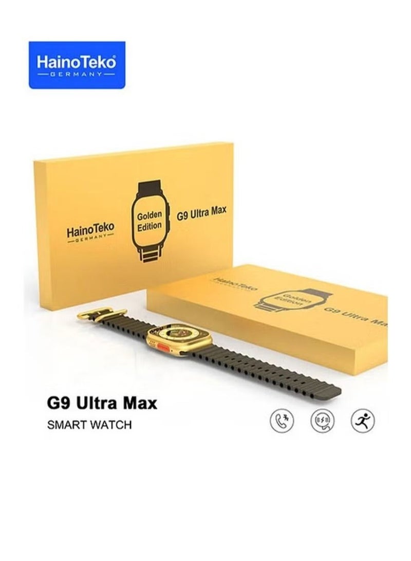 Haino Teko G9 Ultra Max Smart Watch Gold Edition - Image 3