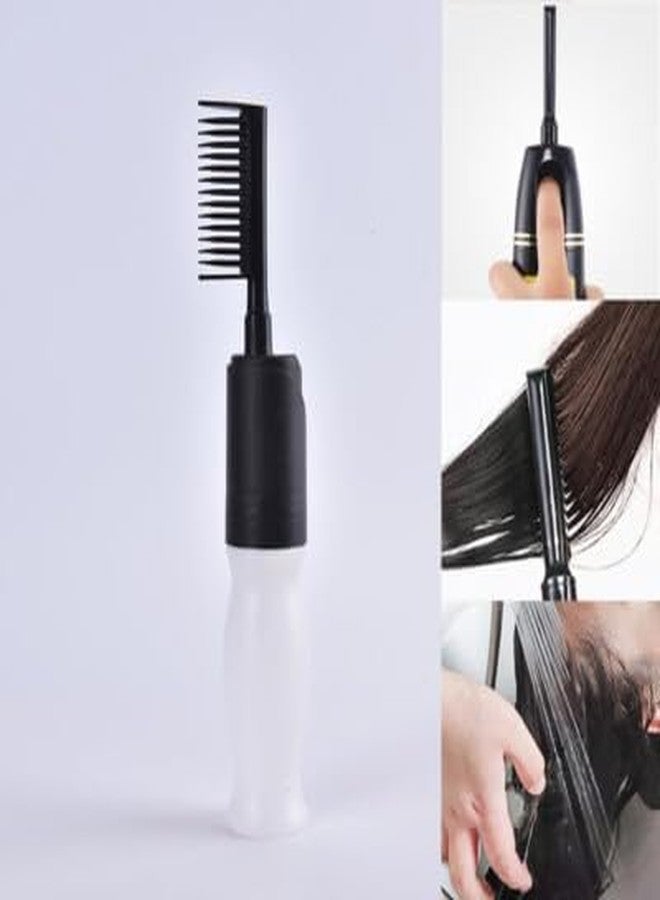 PEAKTASTE Root Comb Applicator Bottle Hair Dye Brush | Precision Hair Color Applicator for Root Touch-Up & Hair Care | Black - Image 4