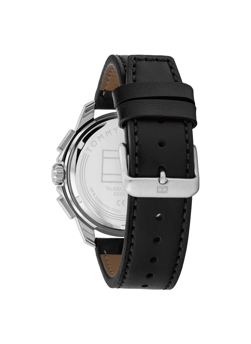 TOMMY HILFIGER - Round Analog Men's Navy Case Watch - 1710619 - Image 1