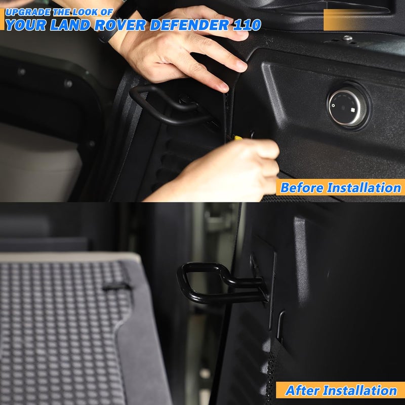 YIWANG Aluminum Alloy Car Rear Seat Backrest Angle Adjustment Bracket for Land Rover Defender 110 2020-2022 - Image 2