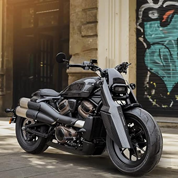 ريحني أغطية غطاء مصابيح الدراجة الأمامية لدراجة نارية هارلي SS1250 غطاء غطاء المصابيح الرأسية لحزام مصباح الدراجة النارية لهارلي SS1250 Sportster S 1250 Rh1250 ملحقات 20212022 - Image 5