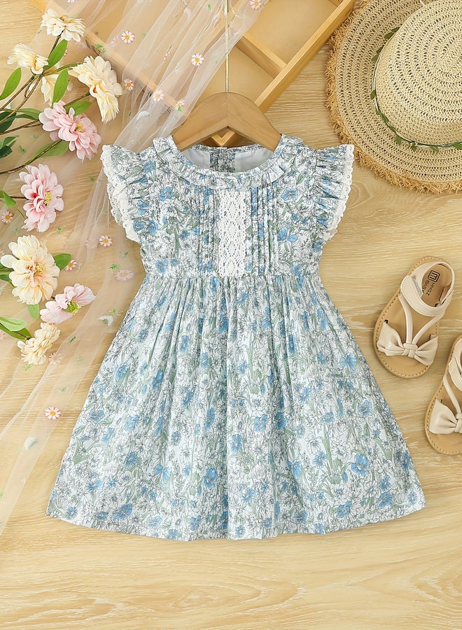 تايك تو فستان سموك مورد بتفاصيل دانتيل من تيك تو - Image 1