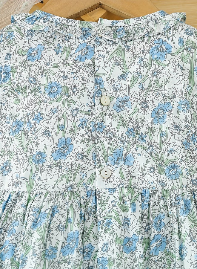 تايك تو فستان سموك مورد بتفاصيل دانتيل من تيك تو - Image 5