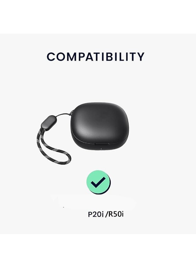 نيبمينينت - حافظة لـ Anker R50i/P20i، غطاء حماية متوافق مع سماعات أنكر R50i/P20i اللاسلكية (أزرق) - Image 1