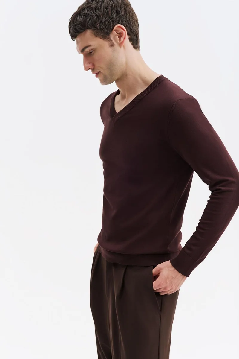 Giesto Dark Mocha Brown GIESTO Suit Pants for Men | Best Price UAE