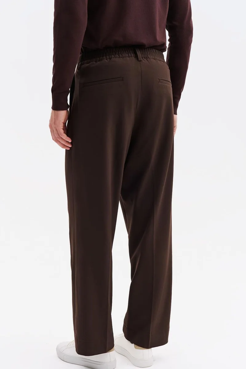 Giesto Dark Mocha Brown GIESTO Suit Pants for Men | Best Price UAE