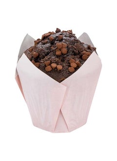 Restaurantware Restaurantware-Panificio Premium 4 oz Pink Paper Tulip Baking Cup: Paper Baking Cups Perfect for Muffins, Cupcakes or Mini Snacks - Greaseproof - Disposable and Recyclable - 200ct Box  - Image 4