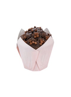Restaurantware Restaurantware-Panificio Premium 4 oz Pink Paper Tulip Baking Cup: Paper Baking Cups Perfect for Muffins, Cupcakes or Mini Snacks - Greaseproof - Disposable and Recyclable - 200ct Box  - Image 3