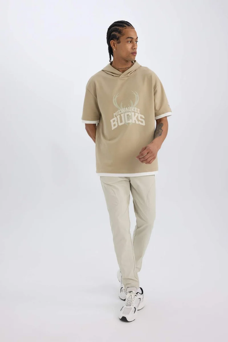 ديفاكتو DeFactoFit Slim Fit Zip-Up Leg Woven Joggers