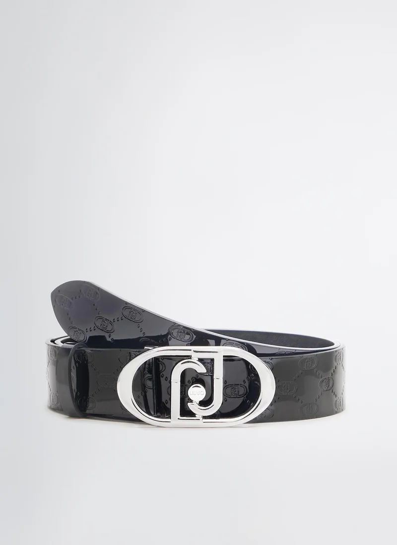 Liu Jo Leather belt with logo