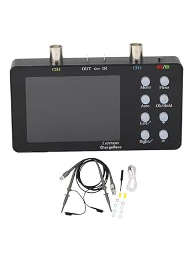 راسم الذبذبات الرقمي المحمول باليد مع شاشة LCD 5 فولت لصيانة السيارات والإلكترونيات - Image 1