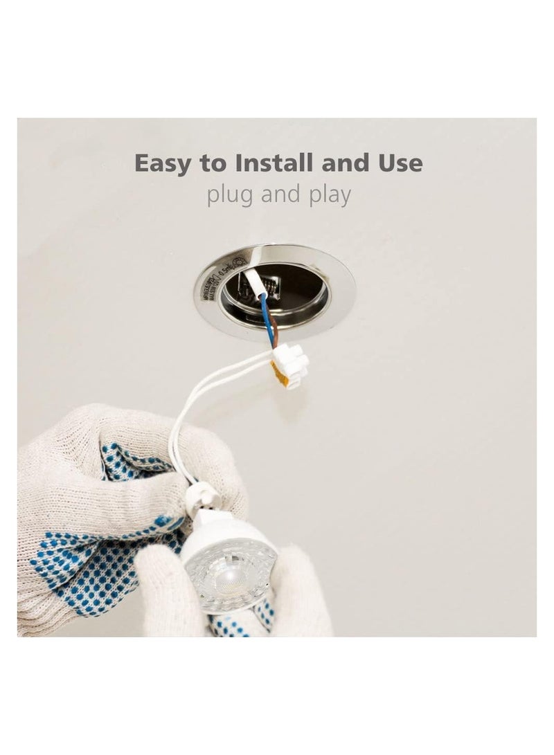 ماس لمبة LED باضاءة بلون ابيض 7 واط، قاعدة G10، مصباح LED موفر للطاقة، لمبات للمكتب وغرفة المعيشة - Image 4