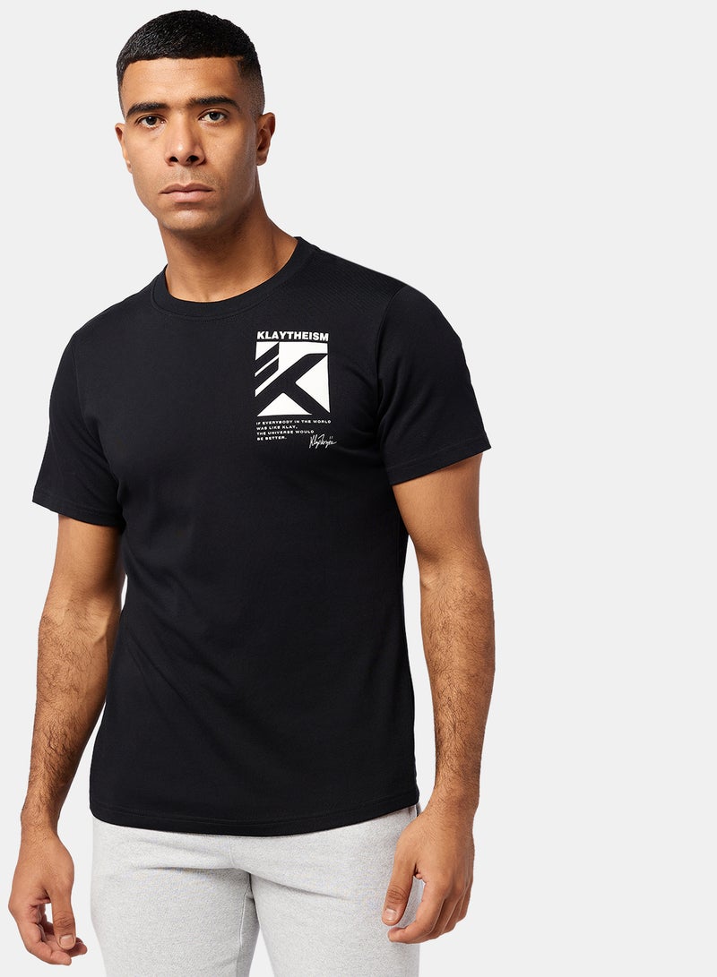 ANTA SS TEE  IN BASIC BLACK